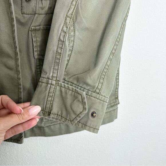 Madewell Women's Olive Green Utility Jacket Size Medium - Picture 4 of 9